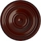 Ekena Millwork Traditional Ceiling Medallion (Fits Canopies up to 8 1/4"), 31 1/2"OD x 2 1/2"P, Brushed Mahogany CM31TRBMF - alternate 1